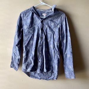 Grey button up